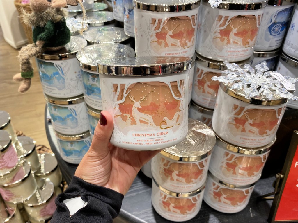 Christmas Cider Candle at Bath and Body Works