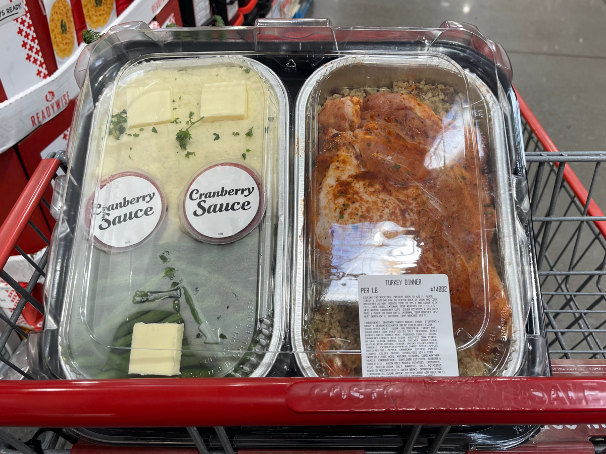 Best Costco Finds For The Easiest Thanksgiving Dinner Hip2Save   Costco Turkey Dinner 