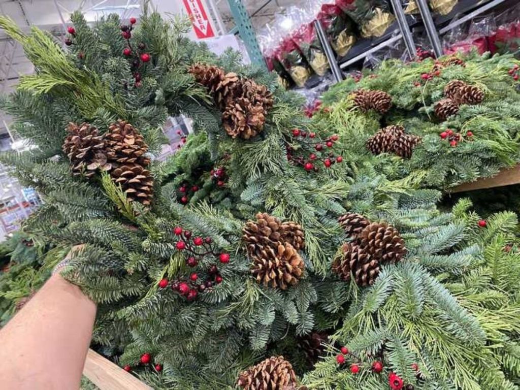 Costco Large Fresh Wreath