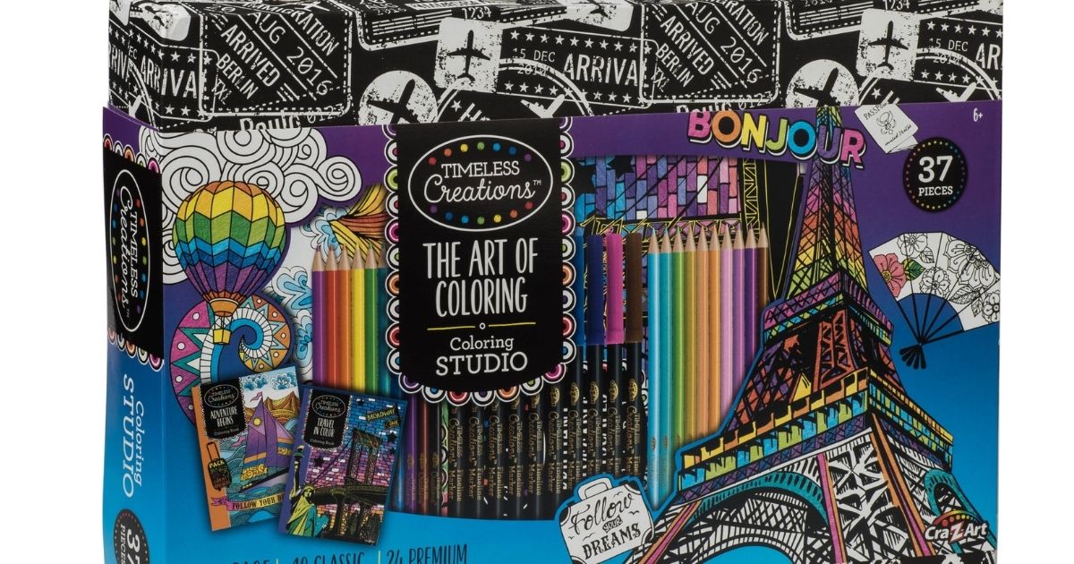 Cra-Z-Art Coloring Studio w/ Case Only $11.96 on Walmart.com (Regularly