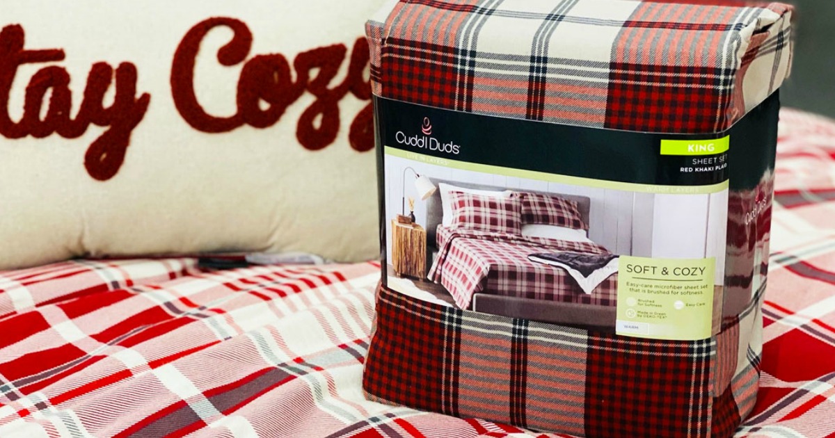 Cuddl Duds Flannel Sheets Sets from 13.99 Shipped for Kohl’s