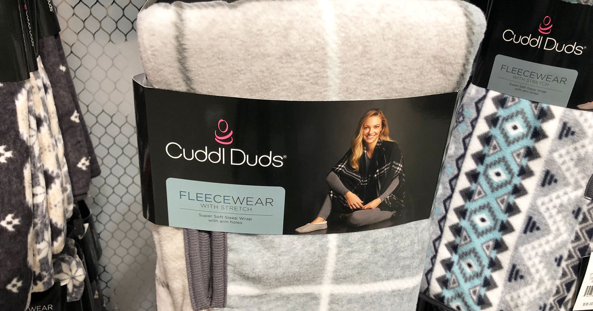 Plus size cuddl duds hotsell blanket wrap