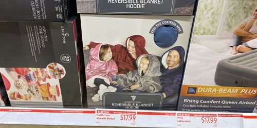 Reversible Wearable Blanket Just $17.99 at ALDI | One Size Fits Most