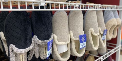 Dearfoams Men’s & Women’s Slippers from $6.80 at Big Lots (Regularly $30) | In-Store & Online