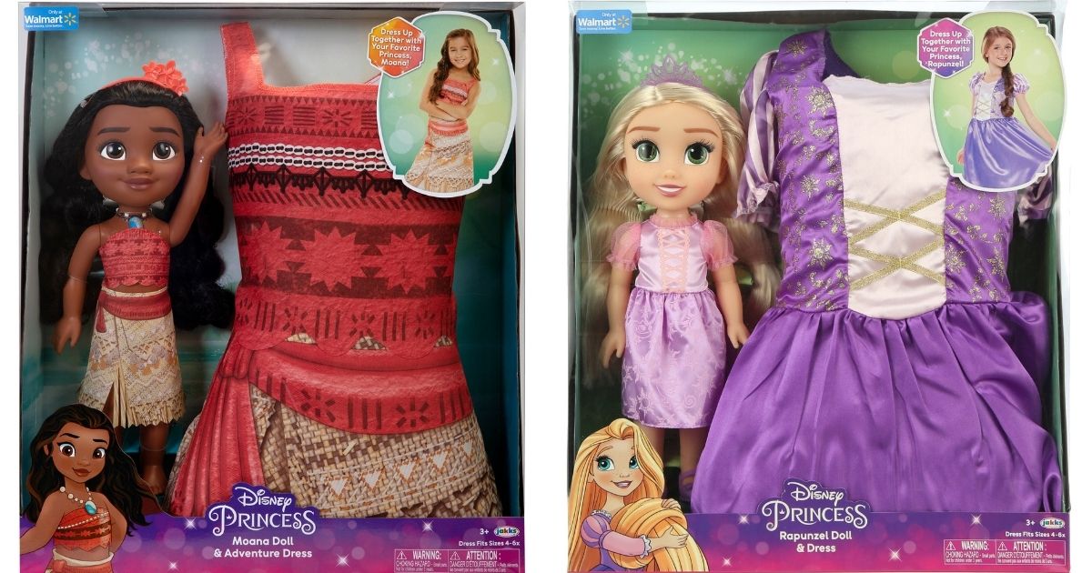 disney princess doll with matching dress