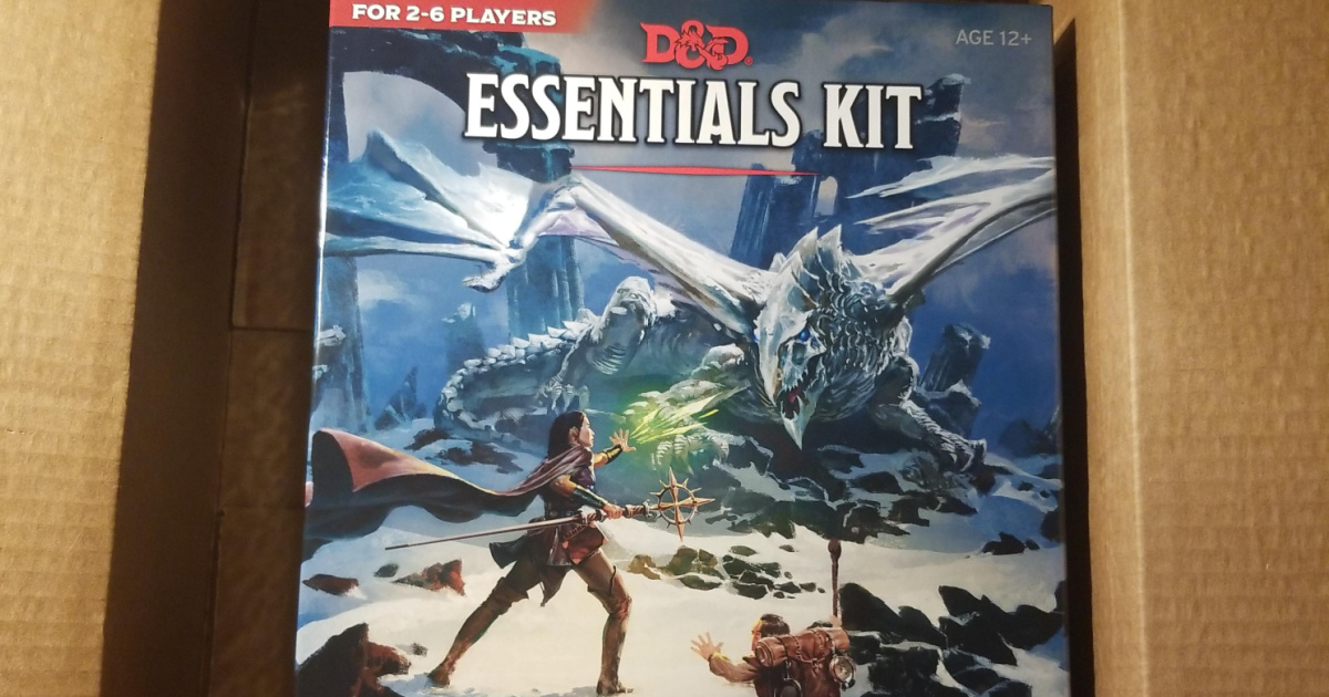 Dungeons & Dragons Essentials Kit in a box