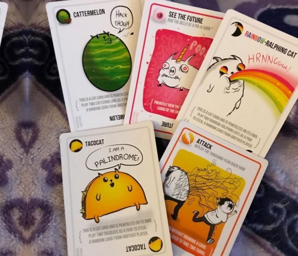 Exploding Kittens Game Cards