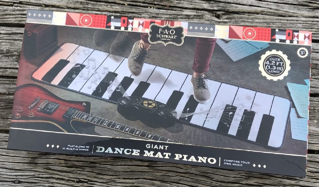 kids music piano dance mat in box
