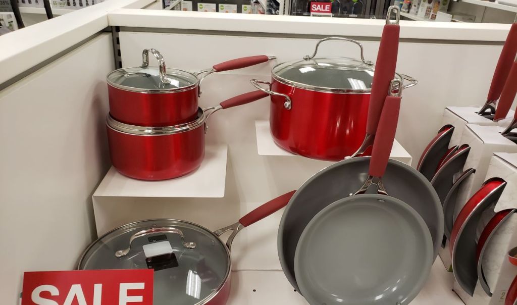 Food Network Ceramic Cookware on display at Kohl's