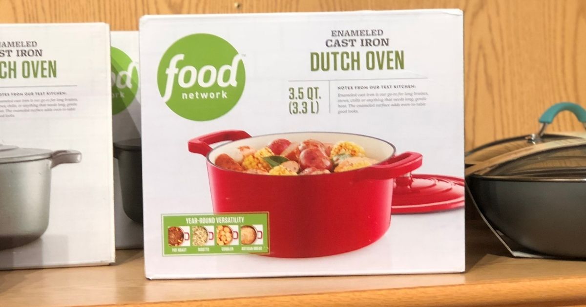 Food Network Cast Iron Dutch Oven Only $25.49 on Kohl's (Regularly $60)