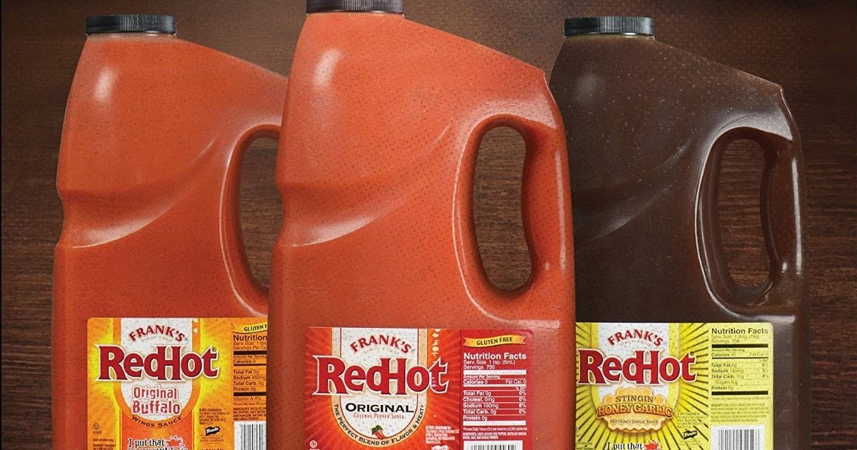 Frank's RedHot Buffalo Wings Sauce 1-Gallon Only $9.73 ...