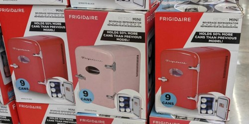 Frigidaire Portable Retro 9-Can Mini Fridge Only $24 on Walmart.com – Black Friday Price!