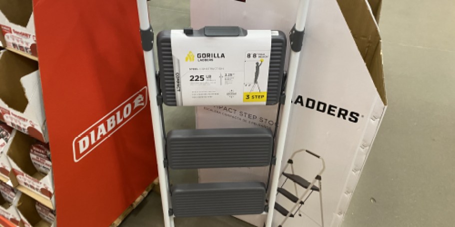Gorilla Ladder 3-Step Only $19.88 on HomeDepot.com (Reg. $45)