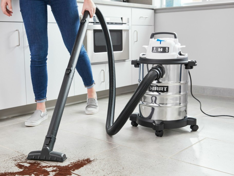 Hart Wet/Dry Vacuum w/ Car Cleaning Kit Only $39 Shipped on Walmart.com (Reg. $89)