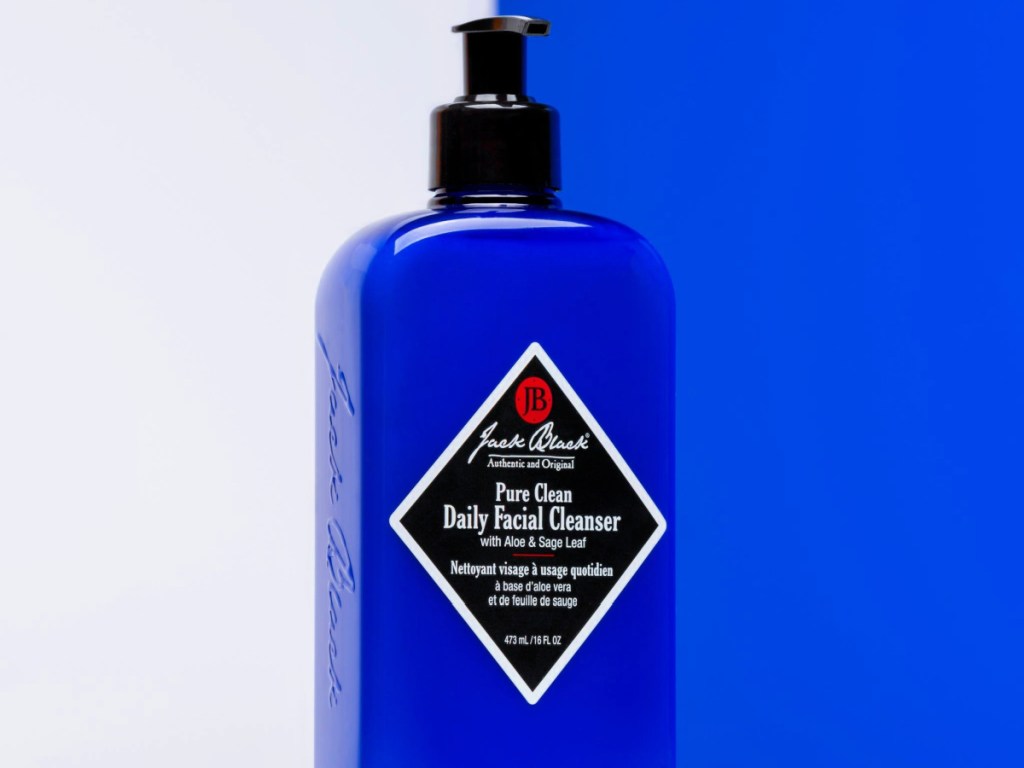 Jack Black Pure Clean Daily Facial Cleanser 16-Ounce Pump Bottle