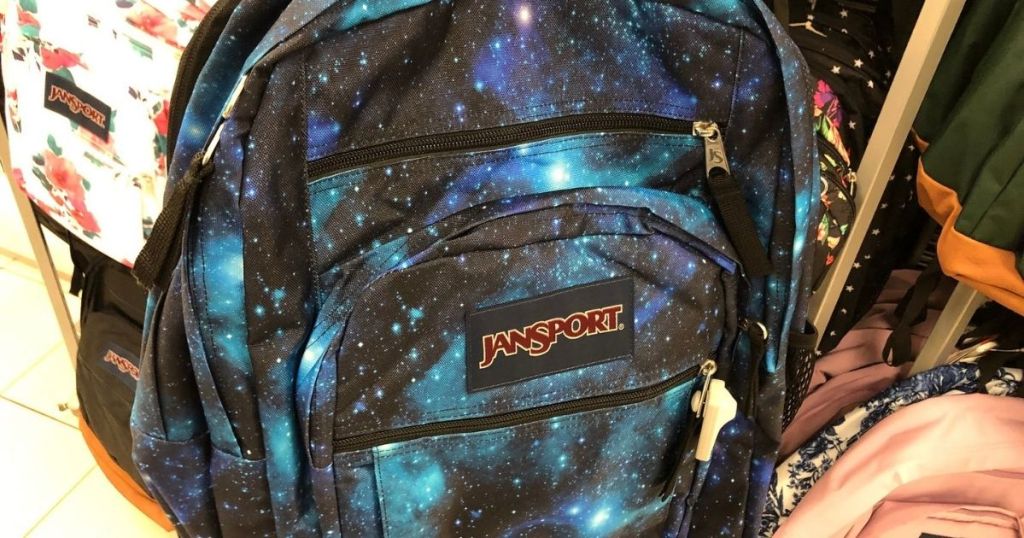 backpack with galaxy print