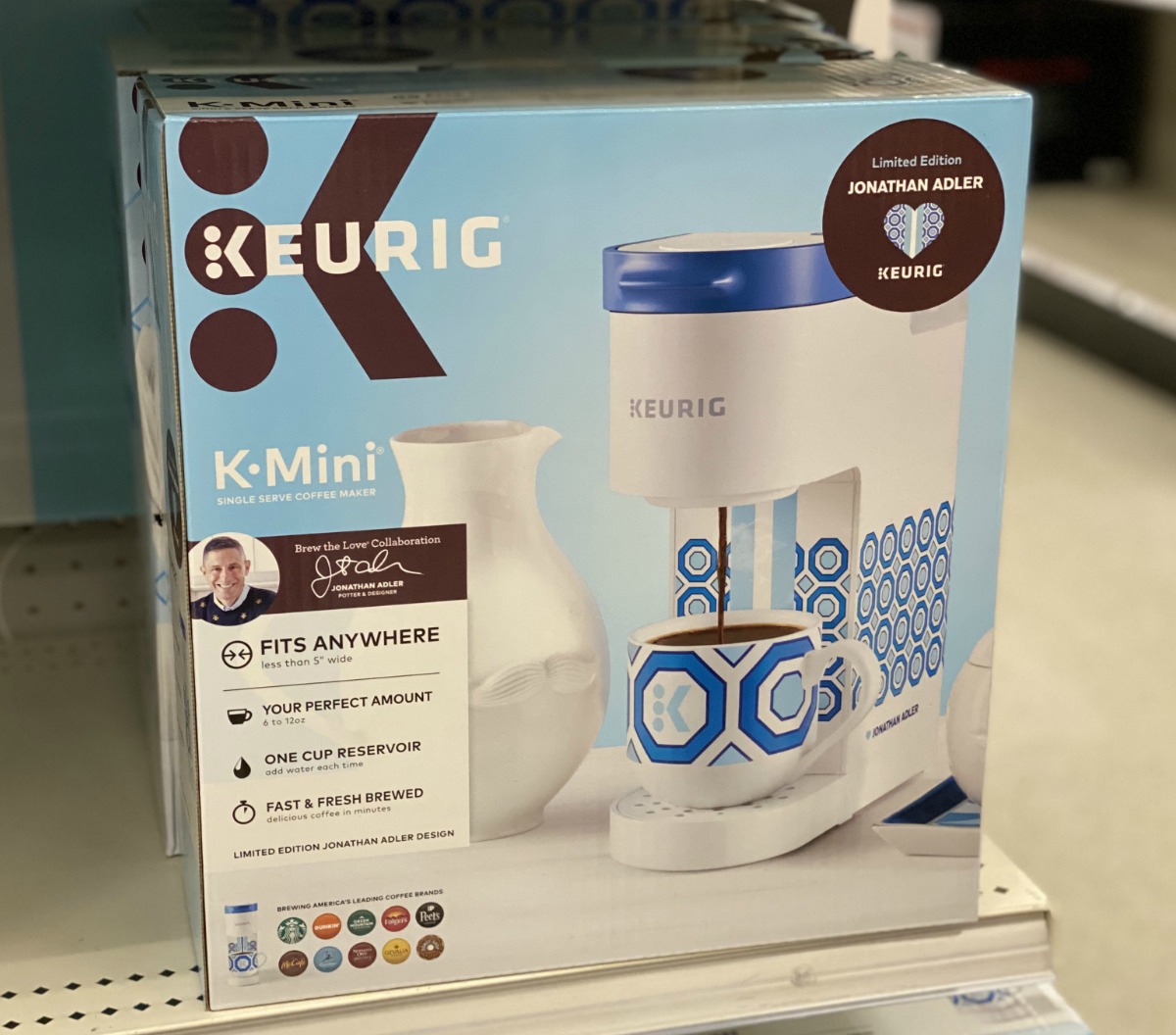 Keurig Limited Edition Jonathan Adler Mini Single-Serve Coffee Maker