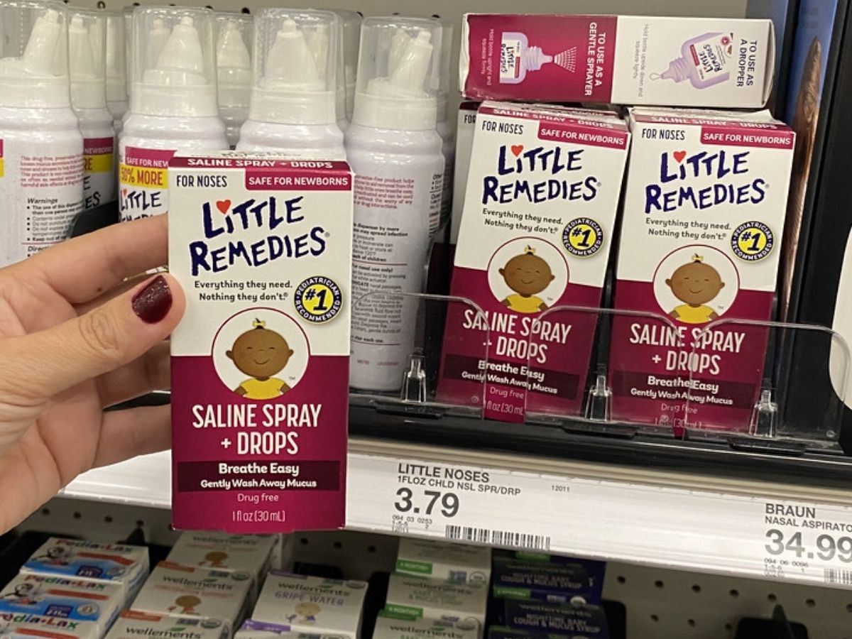 little remedies saline spray and dropper