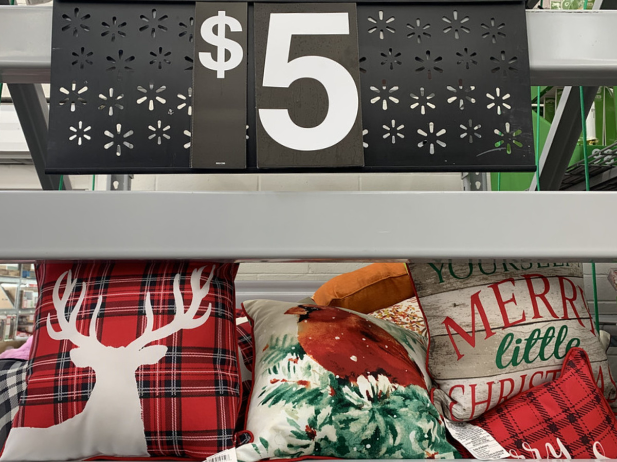 walmart christmas throw pillows