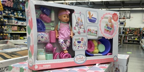 My Sweet Love 14″ Baby Doll 23-Piece Play Set Only $20 at Walmart (Regularly $40) | Great Gift Idea!