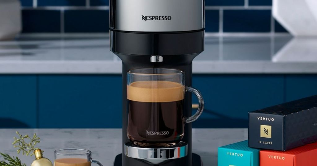 Nespresso black friday - Nespresso Vertuo Next Machine on counter 