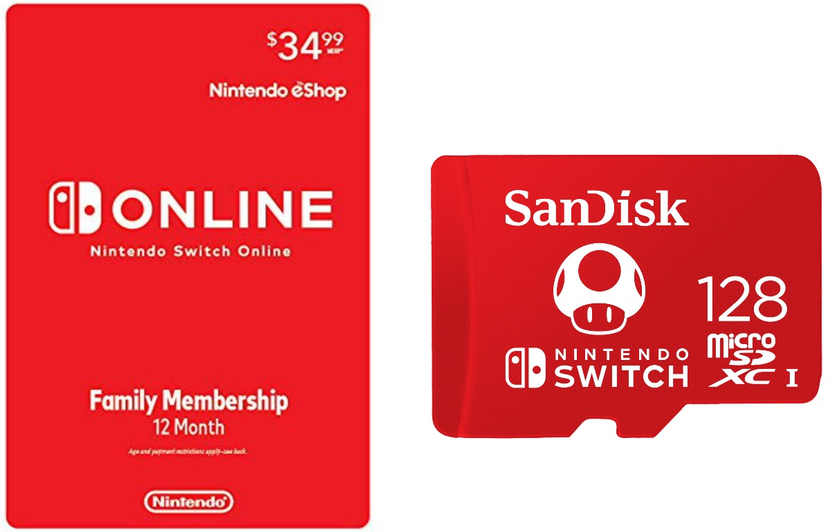 nintendo switch online 12 month membership card