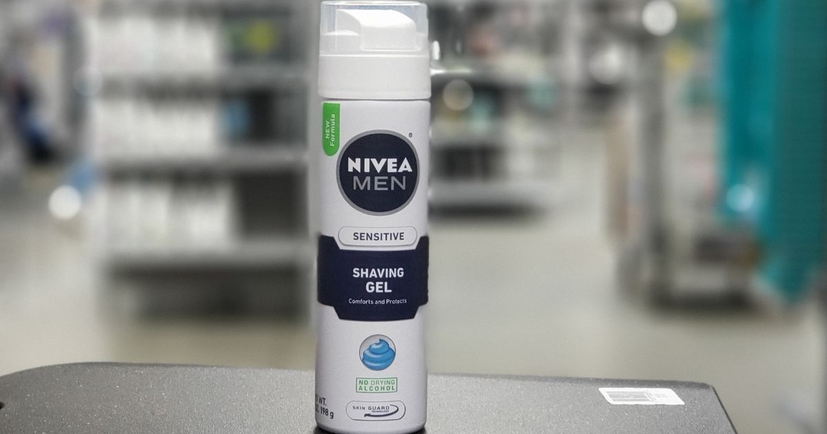 bottle of Nivea Shave Gel