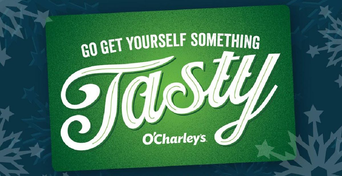 50 O'Charley's eGift Card Only 35 Easy Gift Idea