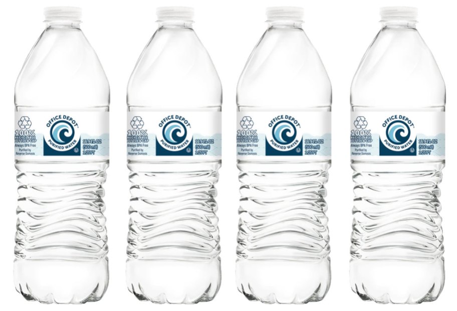 office depot brand bottled water