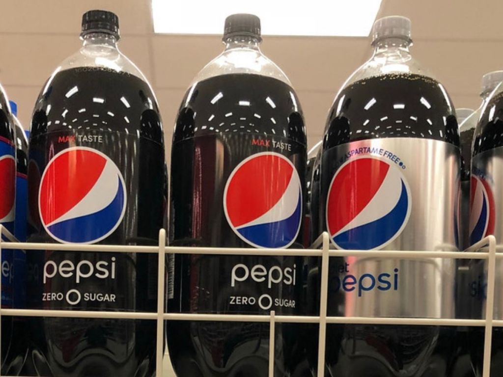 Pepsi Zero on store shelf