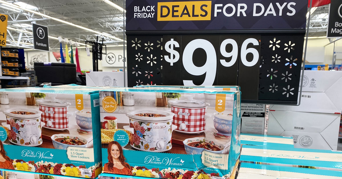 Pioneer Woman Black Friday Deals at Walmart  Pioneer woman, Slow cooker,  Hamilton beach