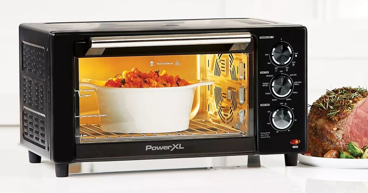 Power XL Air Fryer Toaster Oven Only $84.99 Shipped + Get $15 Kohl's