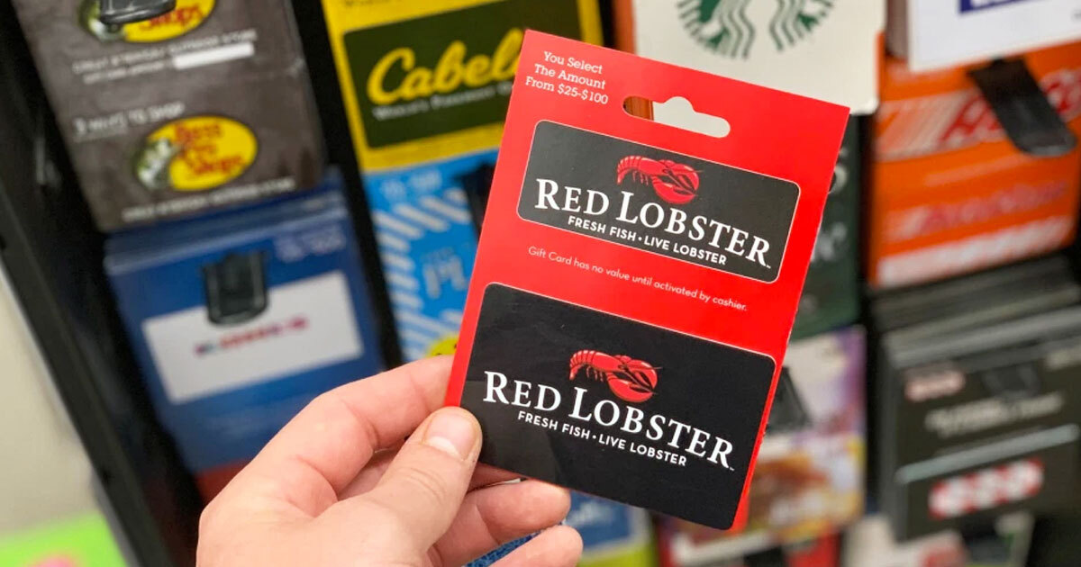 RED LOBSTER RESTAURANT GIFT CARD $50 MEAL FOOD Present Sea $47.99 - PicClick