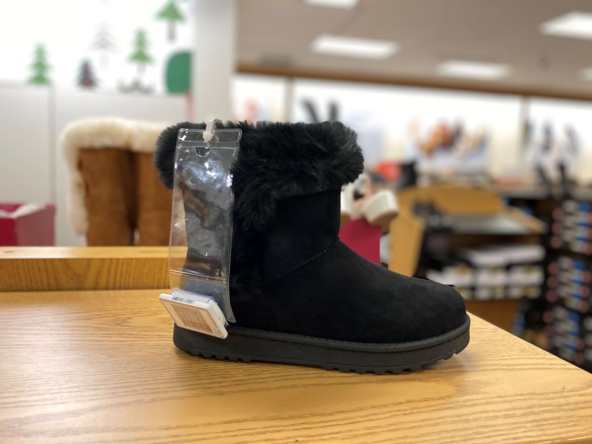 kohls black booties