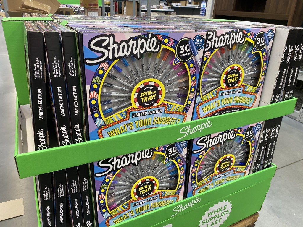 Sharpie Marker Set on display in store