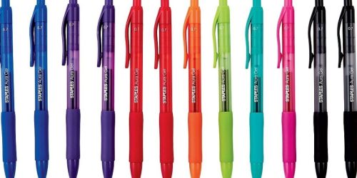 Staples Gel Pens 12-Pack Only $2.30 (Regularly $9)