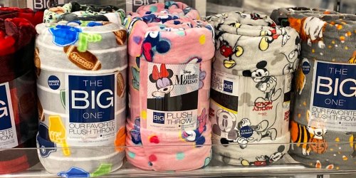 The Big One Disney & Sherpa Throw Blankets Just $8.49 on Kohls.com (Regularly $30)