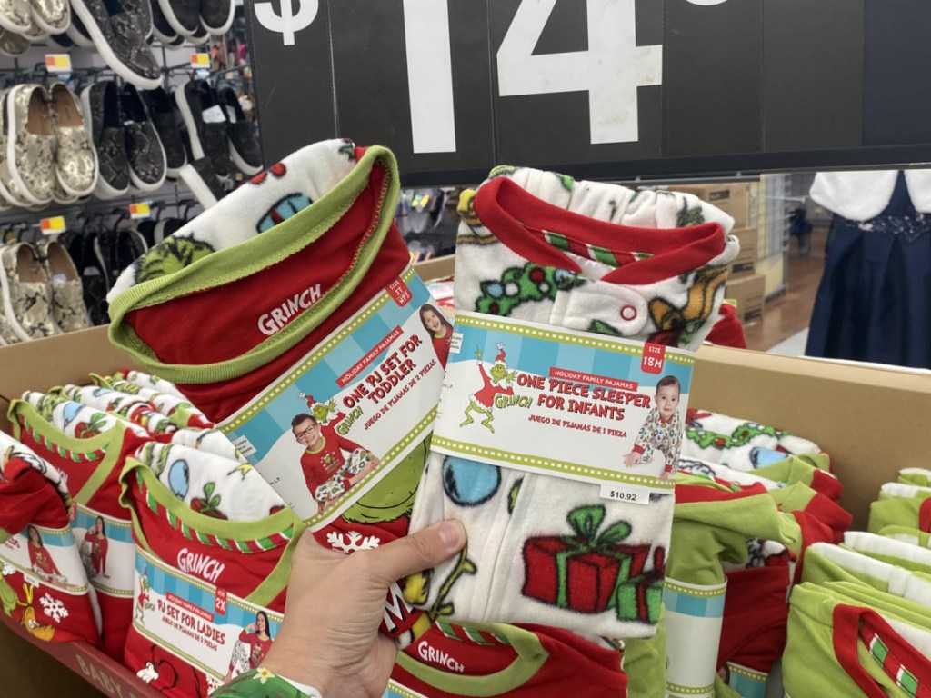 Matching Grinch Family Pajamas from $10.92 at Walmart | In-Store & Online