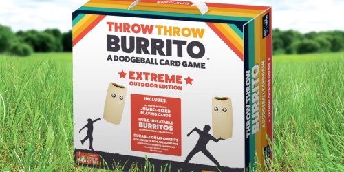 Throw Throw Burrito Outdoor Edition Only $14.99 on Amazon (Regularly $30) | Play Dodgeball w/ Inflatable Burritos