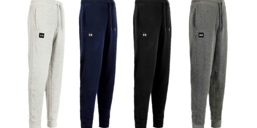 TWO Pairs of Men’s Under Armour Fleece Joggers Only $44.93 Shipped (Just $22.47 Each!)