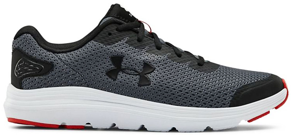 under armour all black running shoes