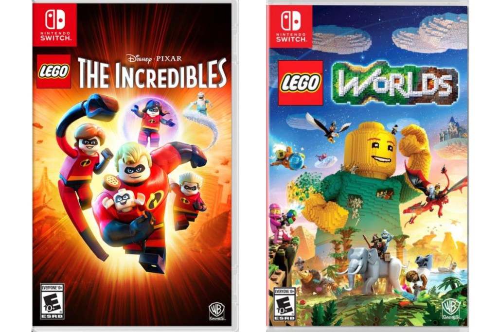lego incredibles and lego worlds vide games 
