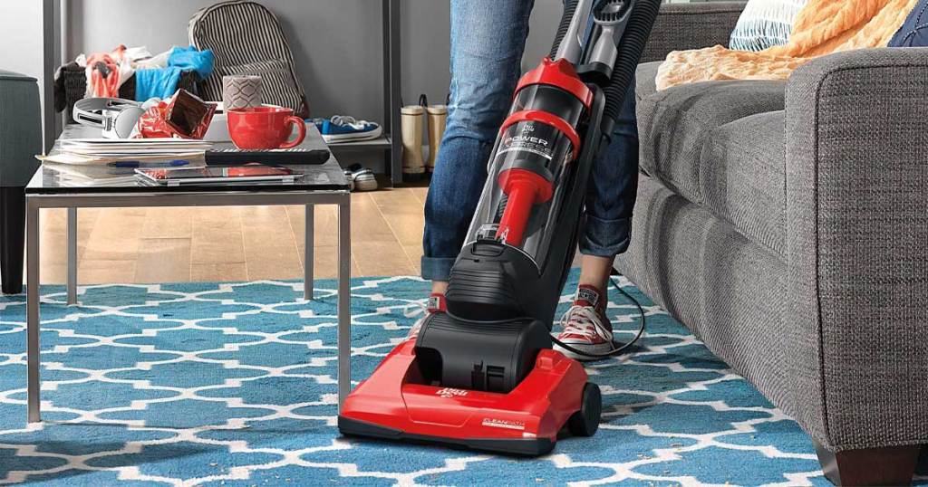 red vacuum 