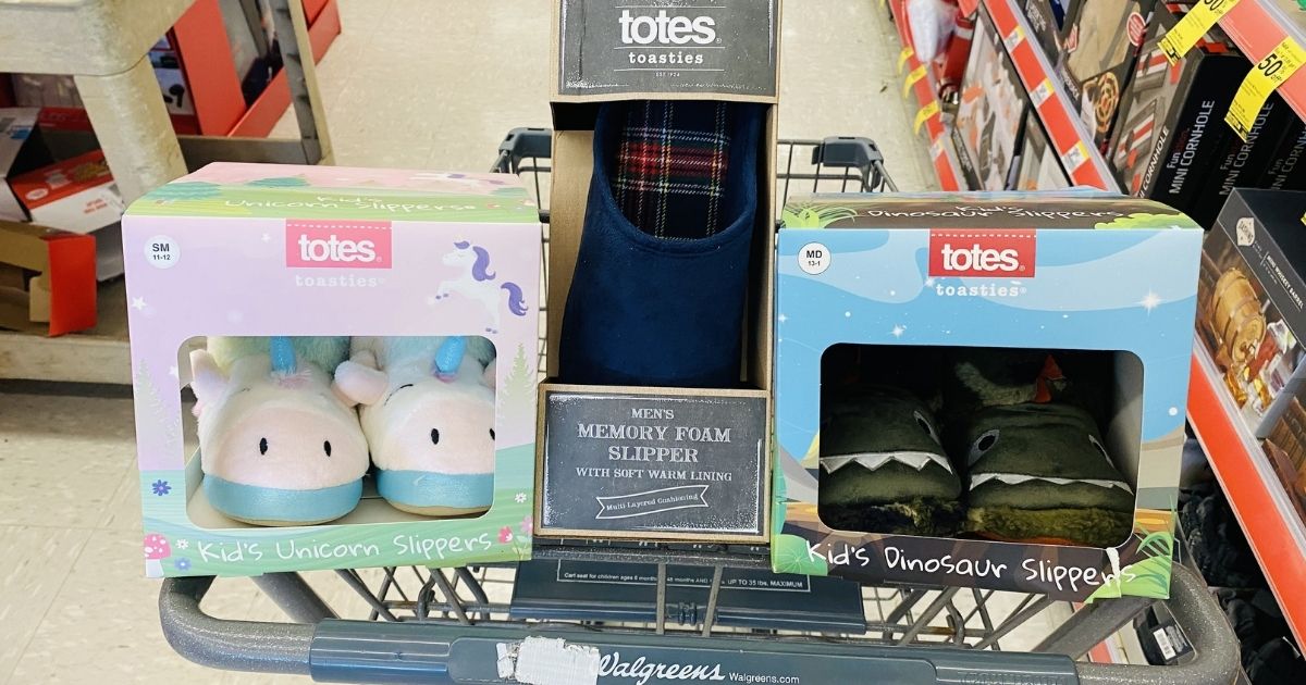 totes slippers walgreens