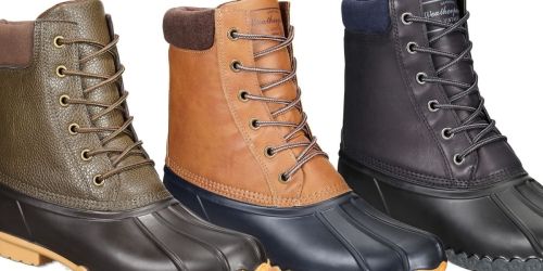Weatherproof Vintage Men’s Duck Boots Just $19.99 on Macy’s.com (Regularly $75)