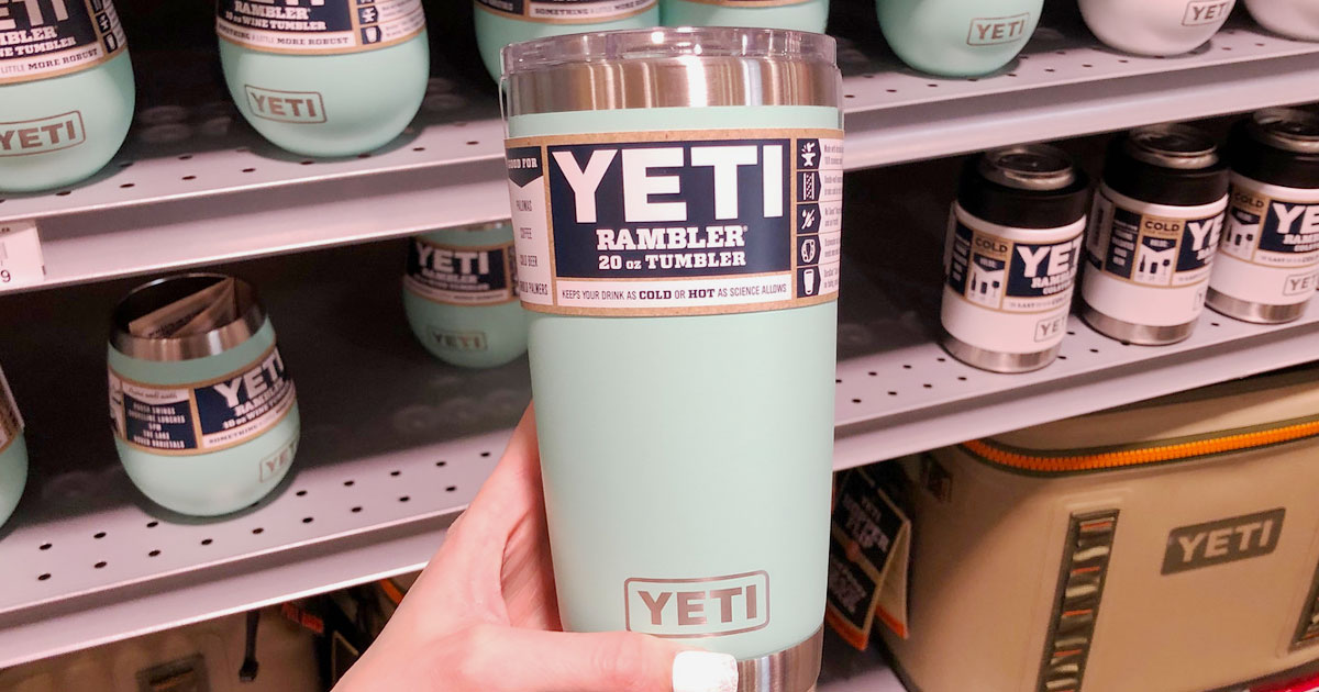 Light blue best sale yeti tumbler