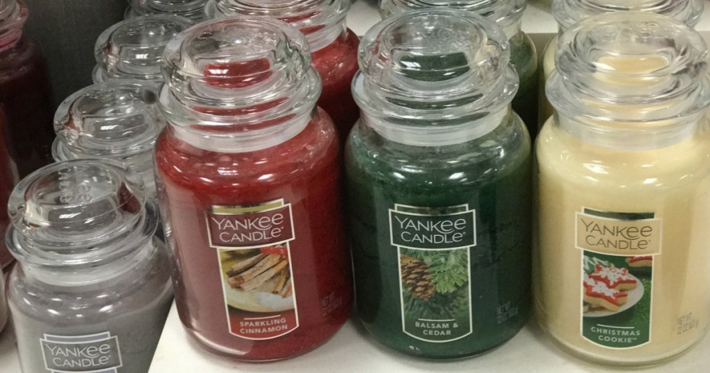 Three Yankee Candle Scents