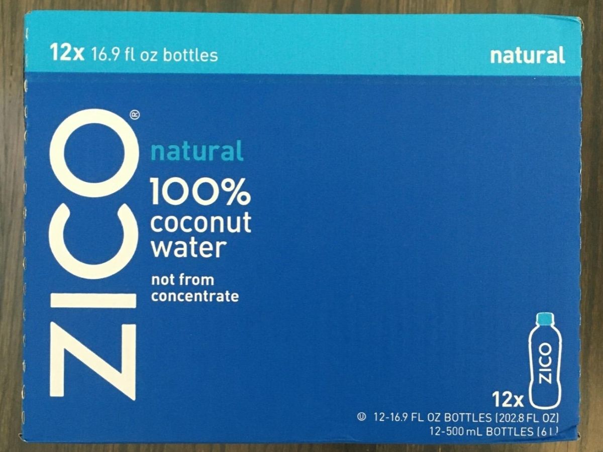 Zico Coconut Water 16.9oz bottles 12-pack