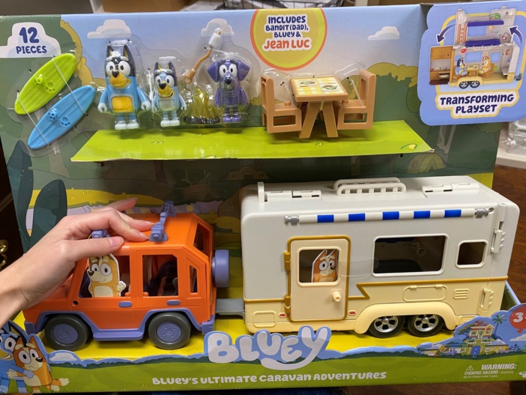 Bluey Caravan playset