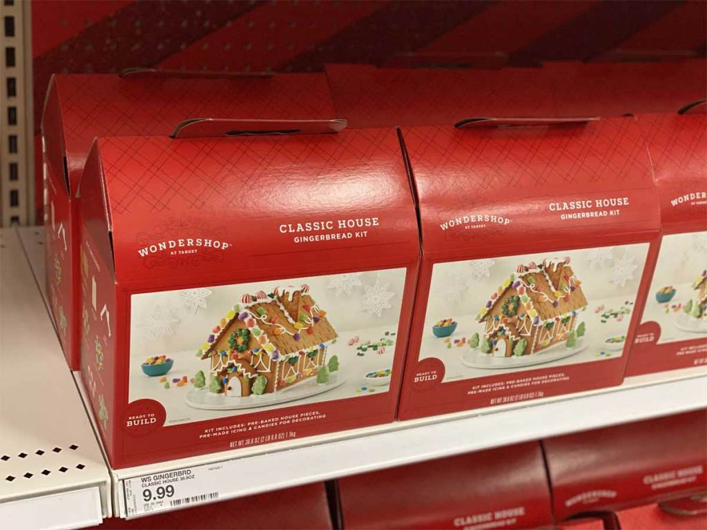Gingerbread Container Target Wondershop Gingerbread House Kits from $7.99 at Target | Mansions, Mini ...